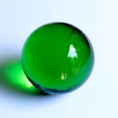 Glaskugel grün