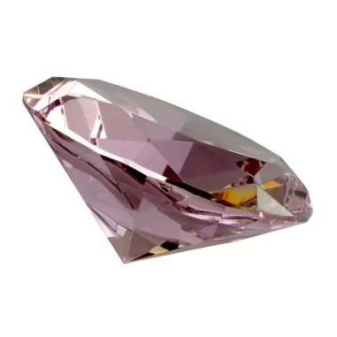 Glasdiamant 100mm rosa B