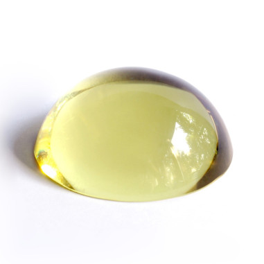 Halbkugel Kristallglas gelb 60mm