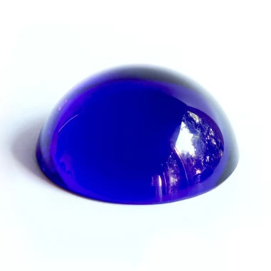 Halbkugel Kristallglas blau 60mm