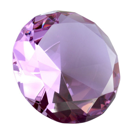 Glasdiamant 100mm lila  B