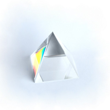 Pyramide Kristallglas klar 4 cm