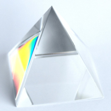 Pyramide Kristallglas klar 10cm