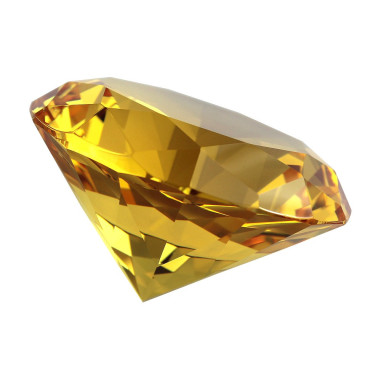 Glasdiamant gelb B