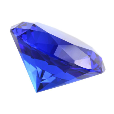 Glasdiamant blau B