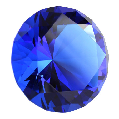 Glasdiamant blau B