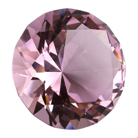Glasdiamant rosa B
