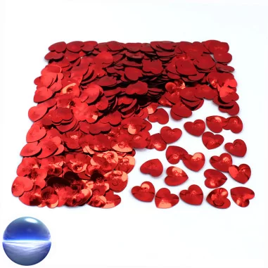 Streuherzchen Metall rot
