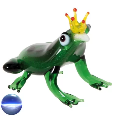 Glas-Kristall Froschkönig