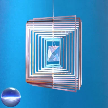 Windspiel Spirale Quadrat
