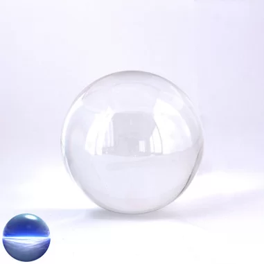 Kristallglaskugel klar 50mm - mit Standfläche