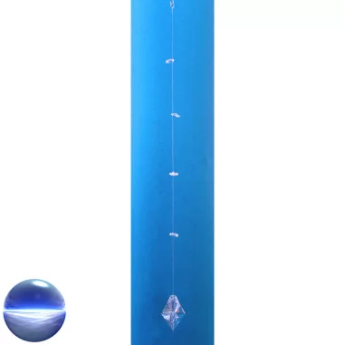 Glas-Hänger - Raute 63mm