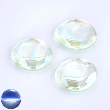 Glasnuggets klar irisierend 37mm