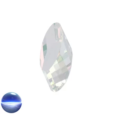 Glaskristall B - Ellipse irisierend 43mm