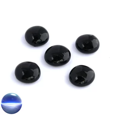 Glasnuggets - schwarz opak 20mm