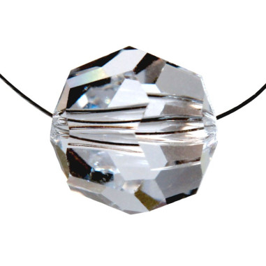 Facettierte Glaskristalle Perle 8 mm B