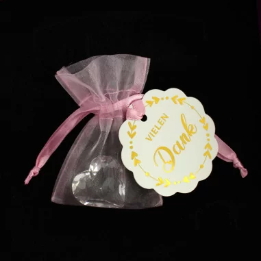 Kleines Geschenk - Vielen Dank - Herz