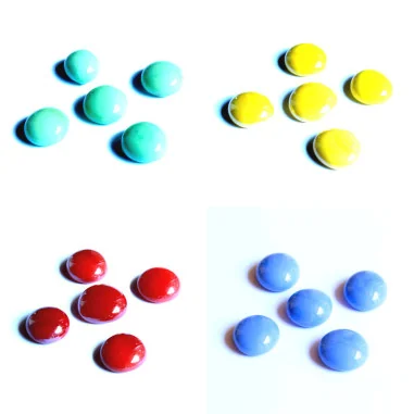 Glasnuggets 20mm 4er Mix 3 opak