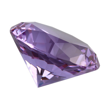 Glasdiamant lila B