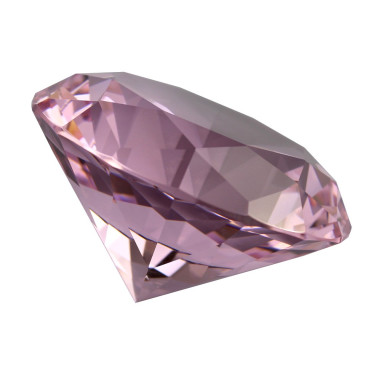 Glasdiamant rosa B