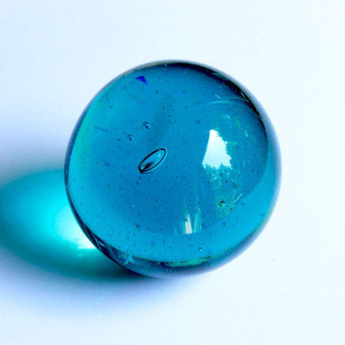 Glaskugel türkis