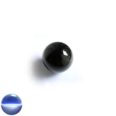 Kristallkugel Glas - schwarz opak 30mm