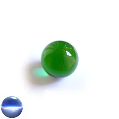 Kristallkugel Glas - grün 40mm