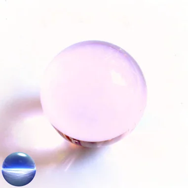 Kristallkugel Glas - rosa 100mm