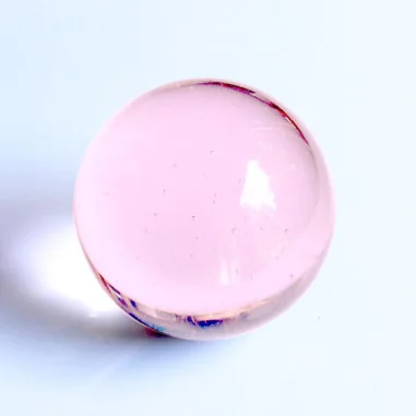 Glaskugel - rosa 80mm