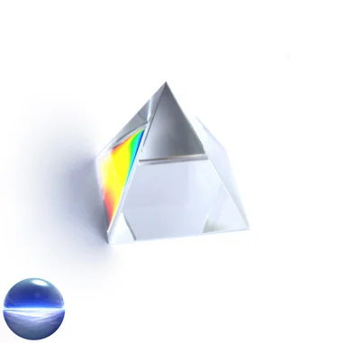 Pyramide Kristallglas klar 7 cm