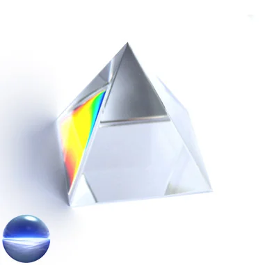Pyramide Kristallglas klar 12cm