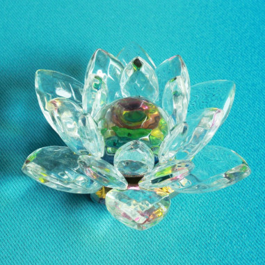 Glaskristall Lotus