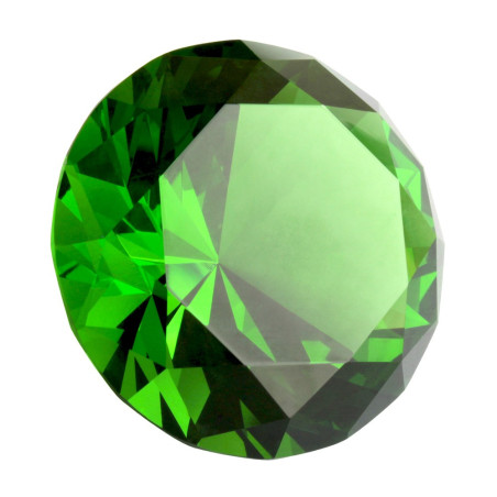 Kristallglasdiamant 56 Facetten smaragd A