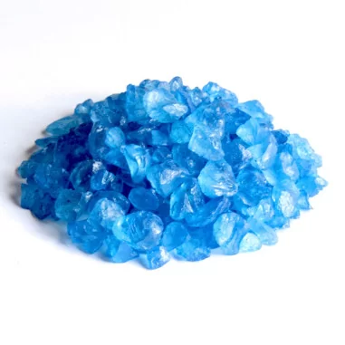 Glassteine 4 - 10 mm blau