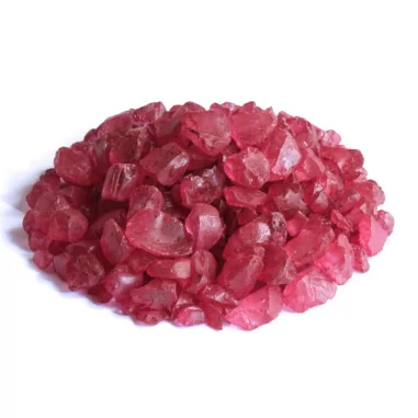 Glassteine 4 - 10 mm weinrot