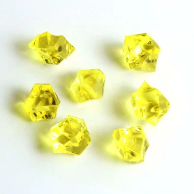 Acrylsteine gelb 10 - 14 mm
